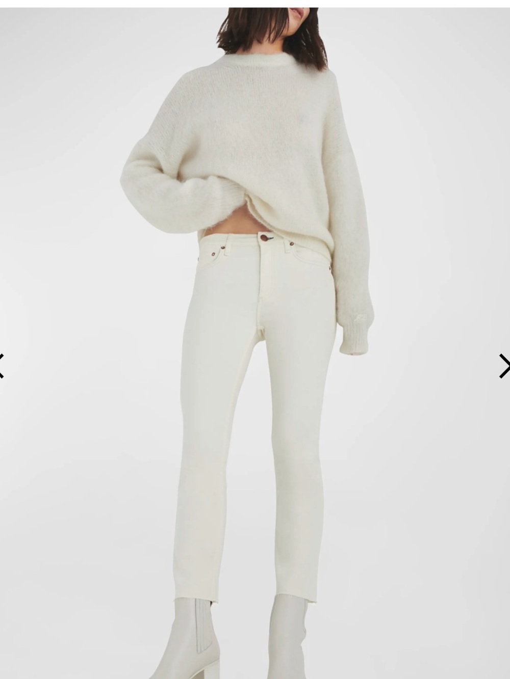 Rag & Bone Peyton Mid-Rise Ankle Bootcut Jeans.